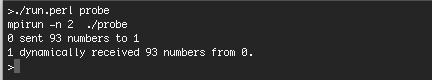 MPI_Probe example code